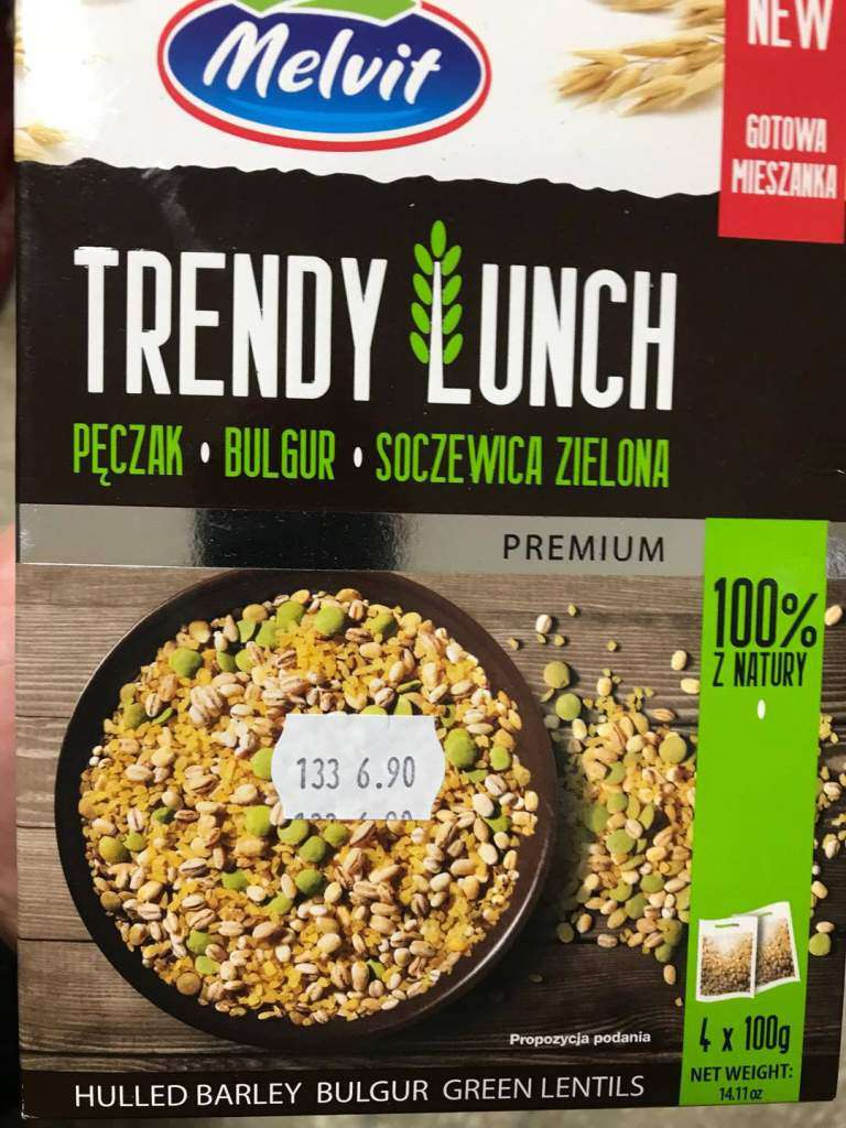 Trendy Lunch pęczak, bulgur, soczewica Melvit