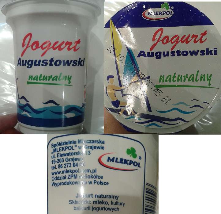 Jogurt Augustowski naturalny MLEKPOL