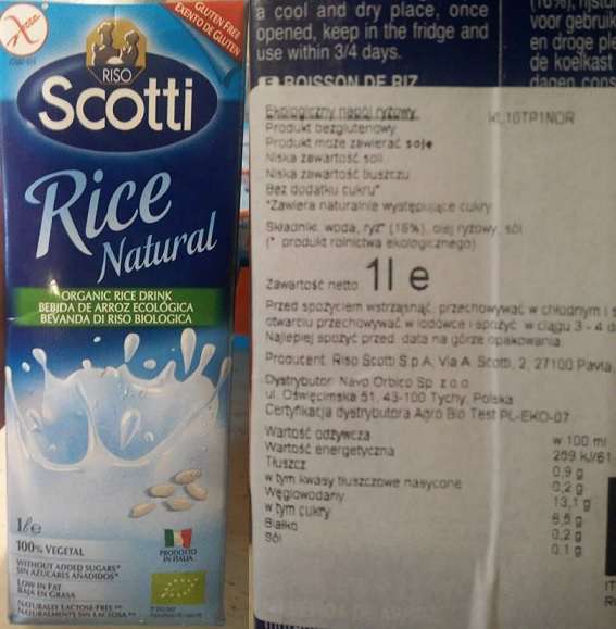 Napój ryżowy Riso Scotti
