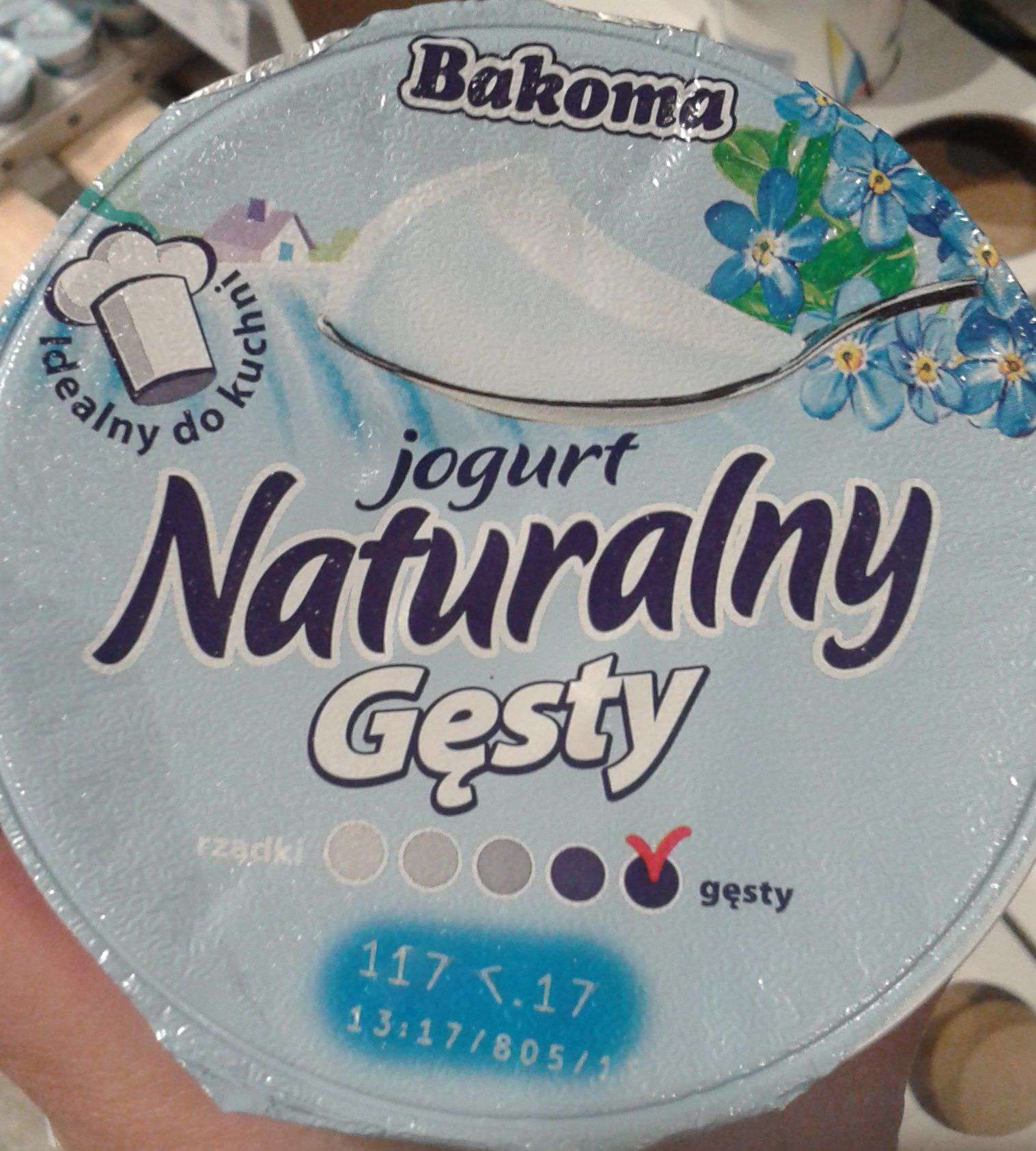 JOGURT NATURALNY GĘSTY BAKOMA