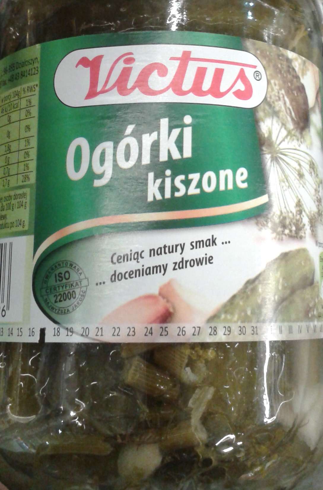 OGÓRKI KISZONE VICTUS