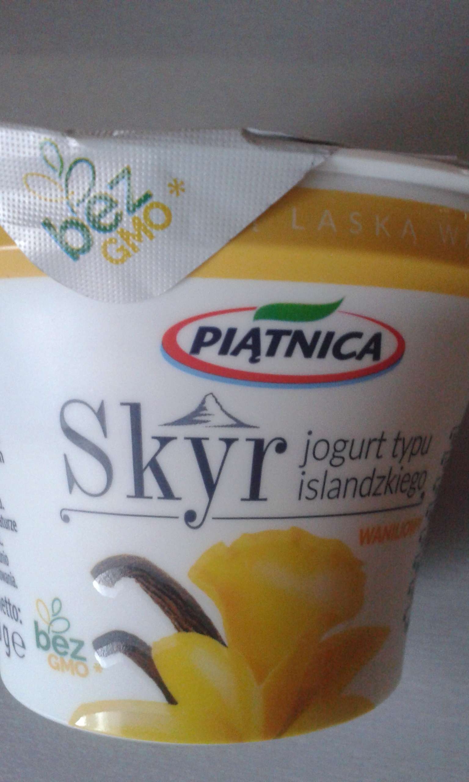 SKYR JOGURT TYPU ISLANDZKIEGO WANILIOWY PIĄTNICA