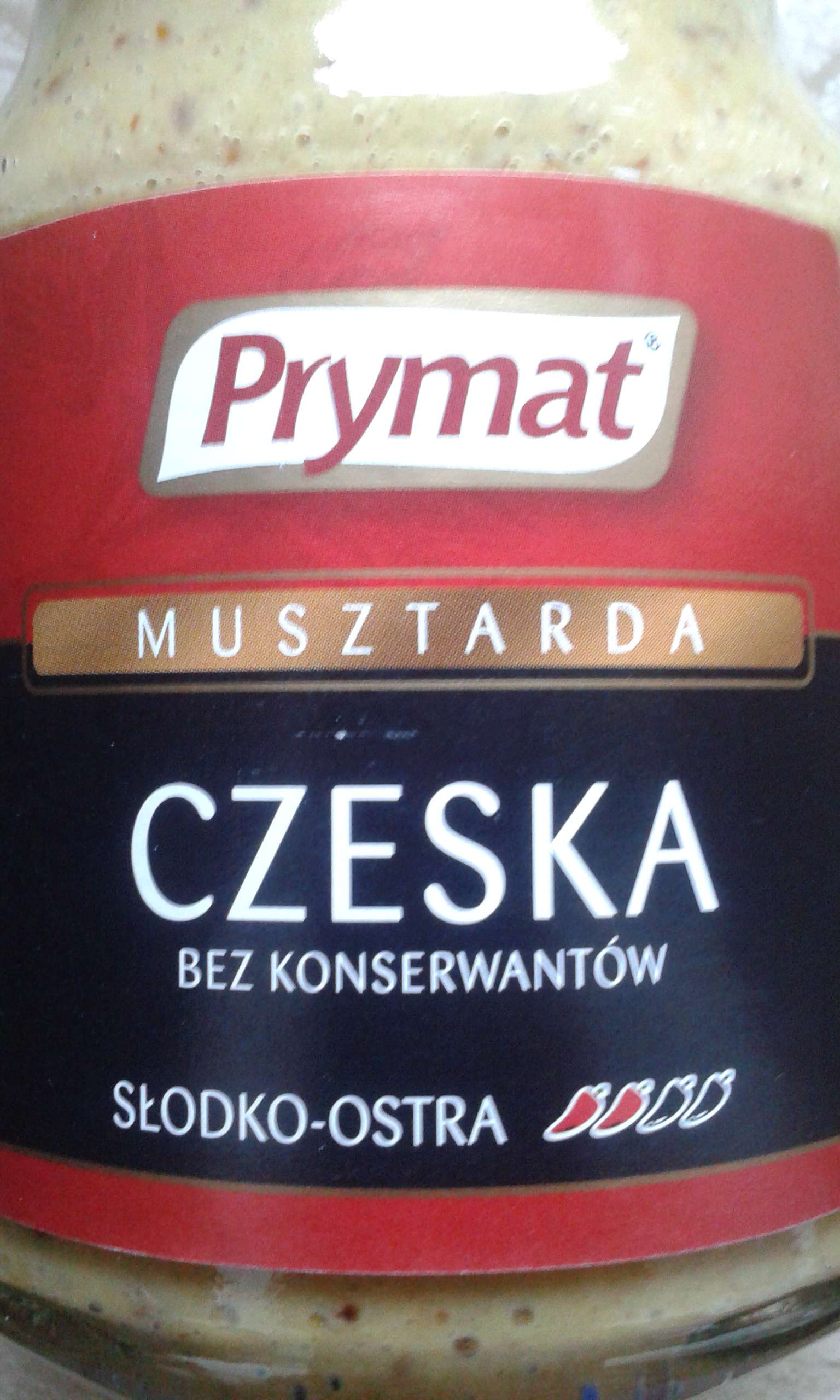 MUSZTARDA CZESKA PRYMAT