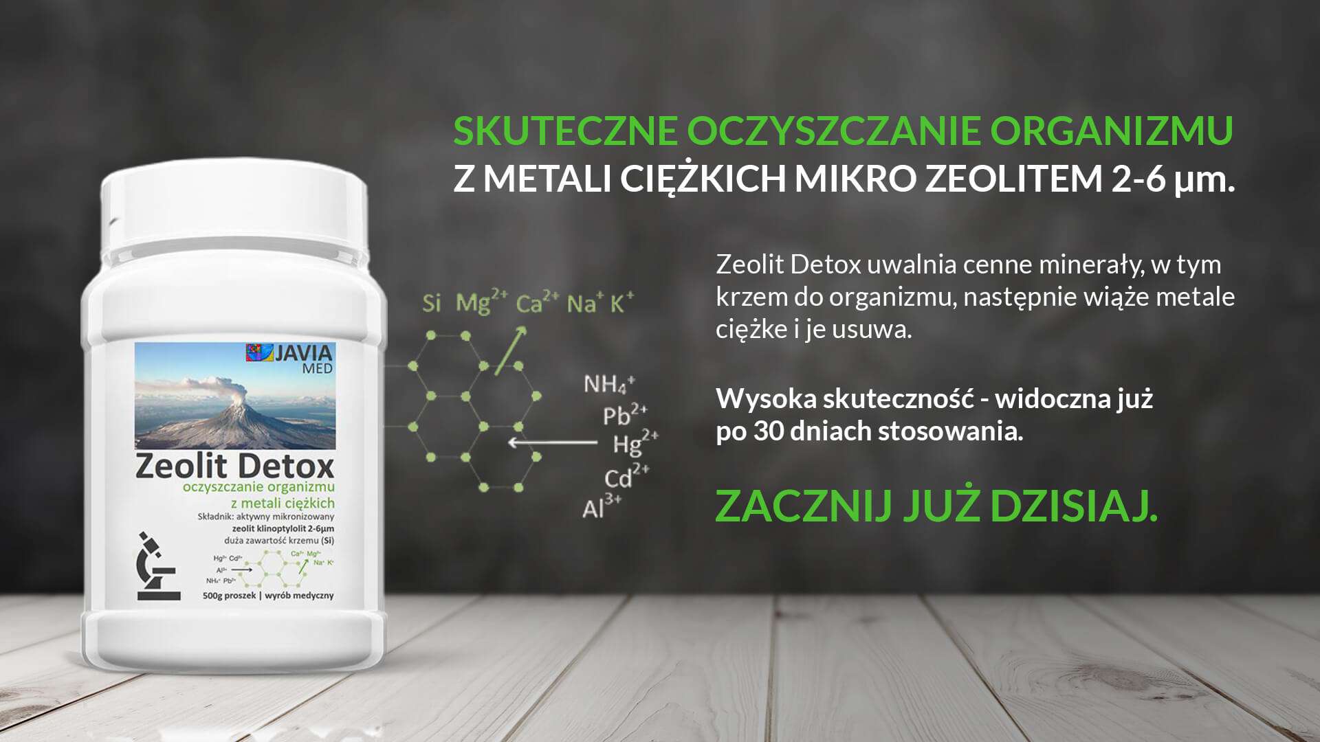 ZEOLIT DETOX JAVIA – SKUTECZNE OCZYSZCZANIE Z METALI CIĘŻKICH