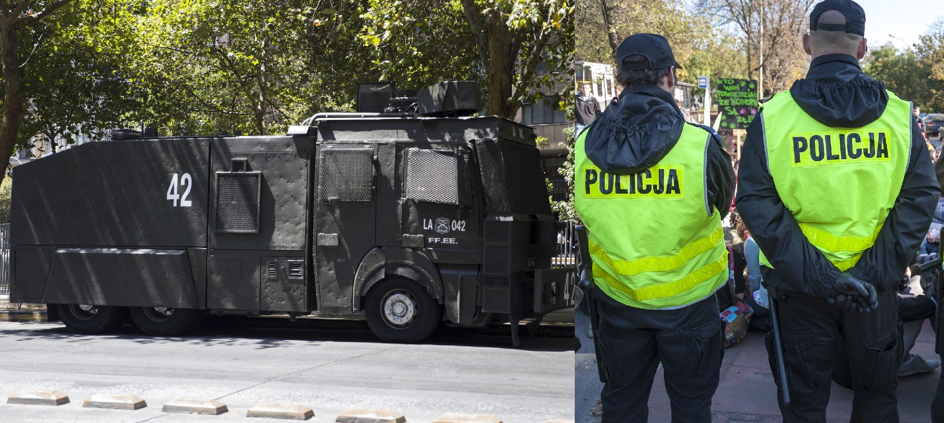 POLICJA W POLSCE KUPUJE NOWY SPRZĘT DO ROZPĘDZANIA TŁUMU