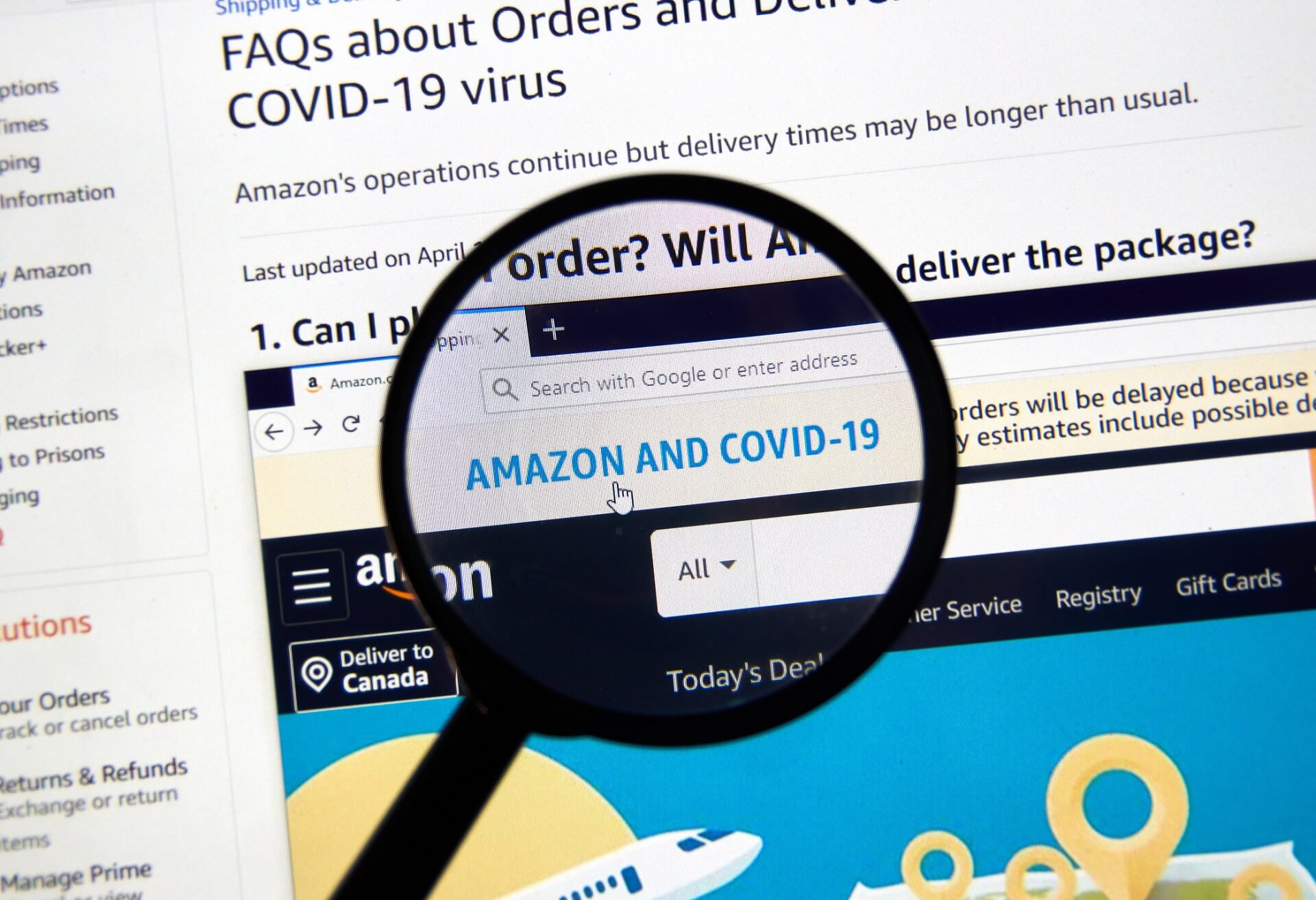 AMAZON KUSI PREMIĄ I ZACHĘCA DO SZCZEPIEŃ PRZECIW COVID